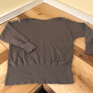 Gap sweater with brass buttons